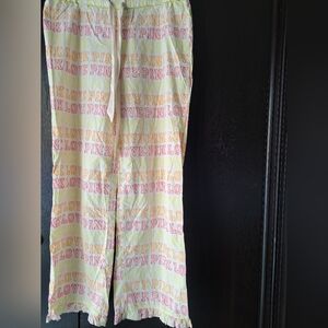 VS Pink Lounge/Pajama Pant Sz Small